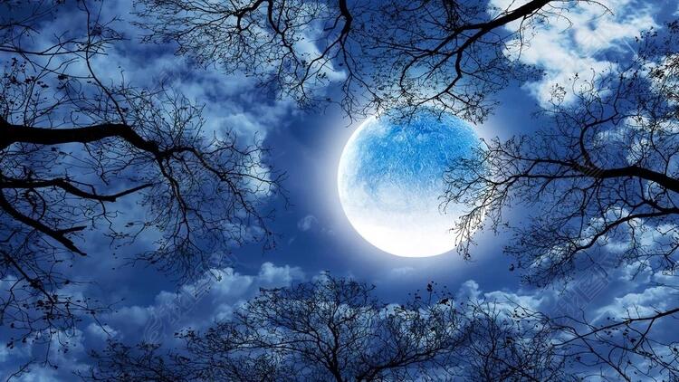 moon night sky wallpaper