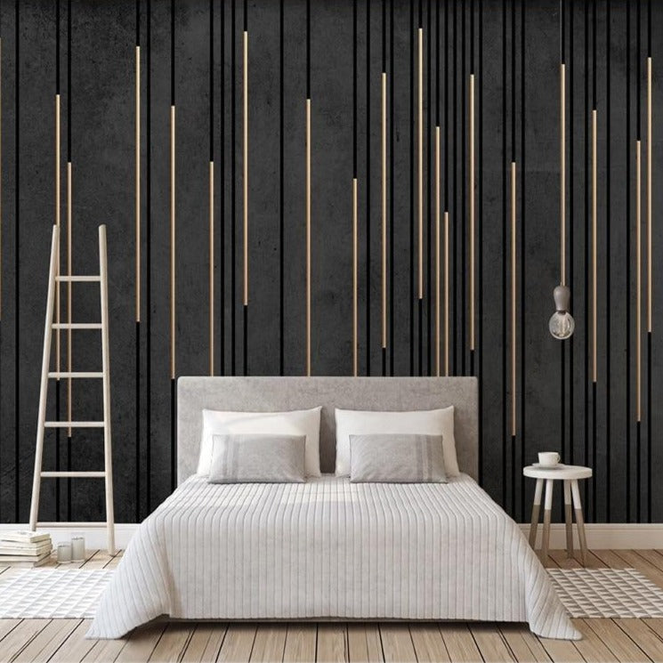 Grey striped wallpaper  Black and grey wallpaper, Grey wallpaper