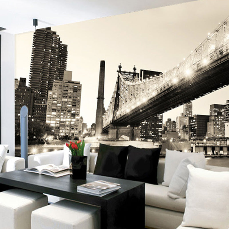 new york city wallpaper black and white