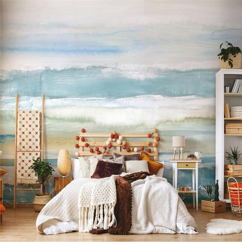 Summer Room Stock Photo - Download Image Now - Mural, Bedroom