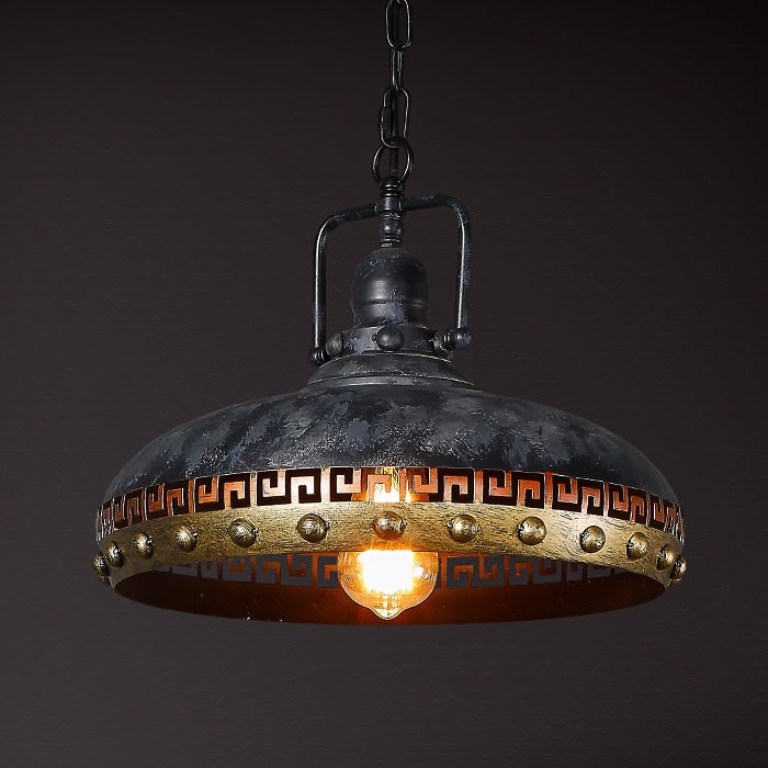 American Rustic Style Industrial Pendant Light Fixture | BVM Home