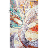 Custom Luxury Glass Mosaic Mural Abstract Wall Art