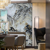 Custom Luxury Glass Mosaic Mural Mountain View