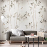 custom-wallpaper-mural-chinese-style-ink-bamboo-and-leaves