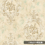 Retro European Style Mural Wallpaper 4 Color Options (㎡)