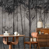 custom-wallpaper-mural-chinese-style-ink-bamboo-and-leaves