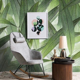 custom-wallpaper-mural-nordic-abstract-bamboo-leaves