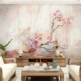 Custom Wallpaper Mural Retro Plum Blossom (㎡)