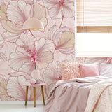 custom-wallpaper-bold-floral-mural-2-color-options