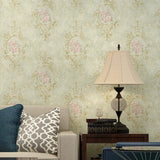 Retro European Style Mural Wallpaper 4 Color Options (㎡)