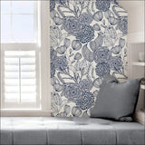 custom-wallpaper-minimalism-floral-mural-papier-peint