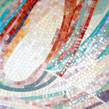 Custom Luxury Glass Mosaic Mural Abstract Wall Art