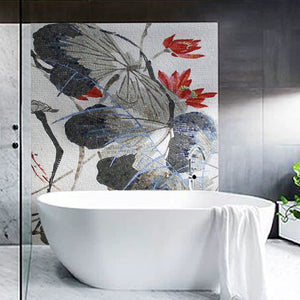 custom-glass-mosaic-mural-chinese-style-watercolor-lotus