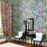 custom-wallpaper-bold-colorful-floral-wall-mural