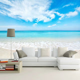 Custom-wall-mural-beach-scenery-landscape-wallpaper-sea-view-blue-sky