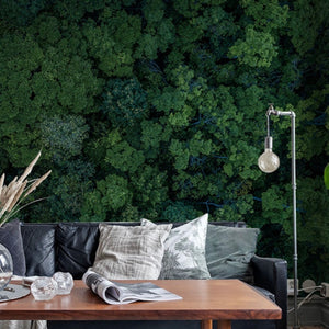 custom-green-leaves-forest-wallpaper-mural