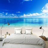 Custom-wall-mural-beach-scenery-landscape-wallpaper-sea-view-blue-sky