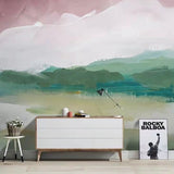 Custom Mural Wallpaper Nordic Color Artistic Landscape (㎡)