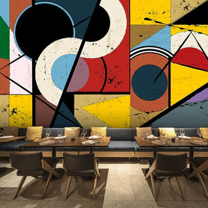 custom-wallpaper-mural-abstract-geometric-color-painting