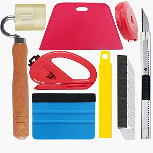 EcoMorning Wallpaper Tools Wallpaper Kit Wallpaper smoothing tool with Seam  Roller, Hard Squeegee, Tape Measure, Craft Knife