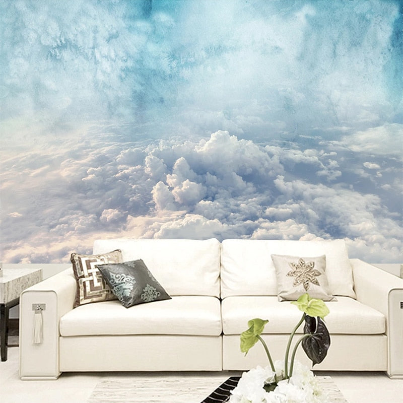 Custom Wallpaper Mural Cloud Sky Nature Scenery | BVM Home