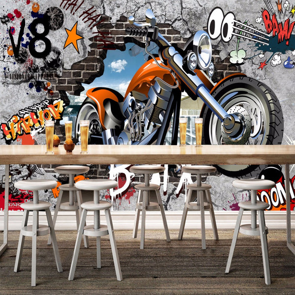 Vintage Mural for Room | Retro Style Wall Mural | Ever Wallpaper UK