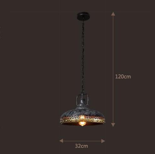 Industrial lamp of the USSR 80s, moisture-proof top made of hermetic metal, pendant retro 2024 lighting, industrial decor, loft style